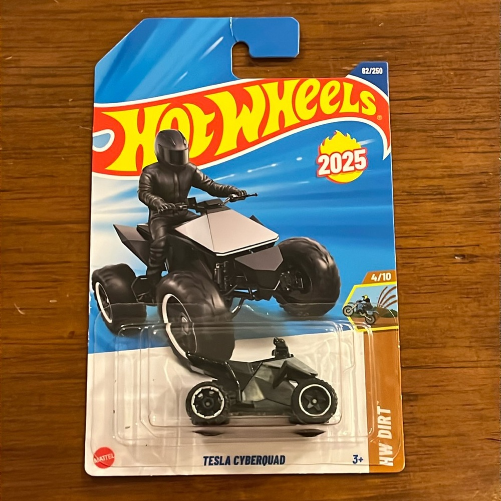 Hot Wheels Tesla Cyberquad Cyber Quad ATV toy Mattel 1/64 new
